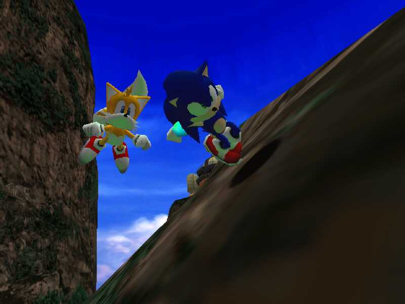 captura de tela de sonic adventure